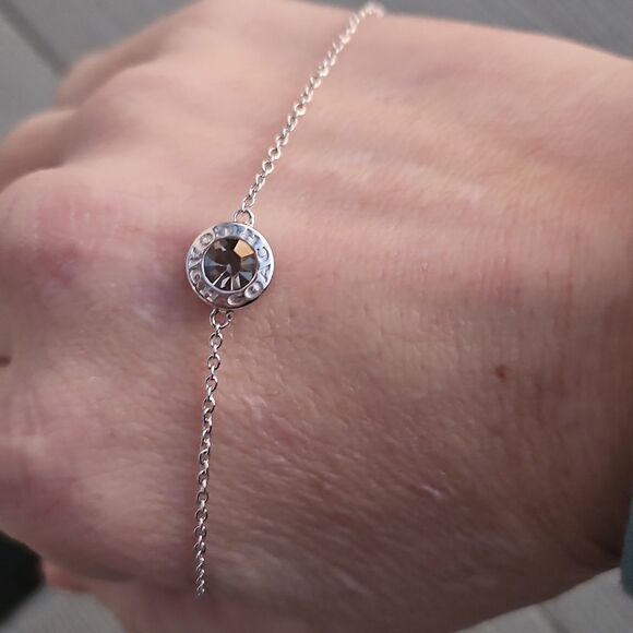 COACH ADJUSTABLE SLIDER BRACELET MSRP $78 NEW silver - Picture 10 of 16